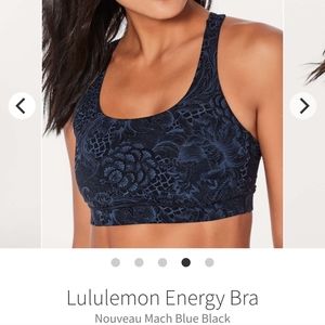 Lululemon Energy Bra size 10